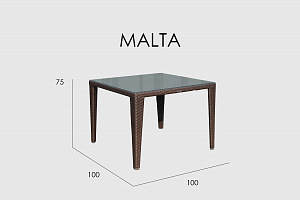 Стол обеденный Malta квадратный 