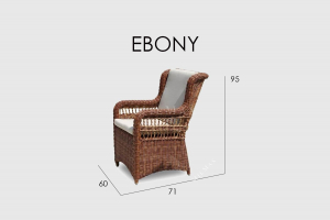 Кресло обеденное Ebony